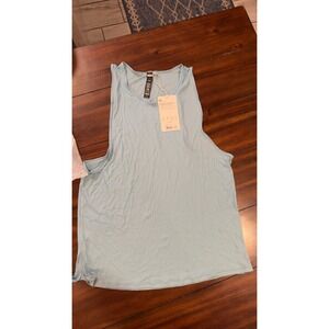 LSKD Pace Running Tank Men's Size Large Retro Blue Performance Top NEW NWT